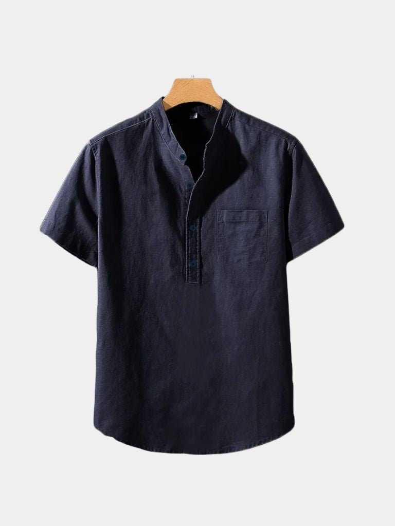 Camiseta de lino blanca Wellspring