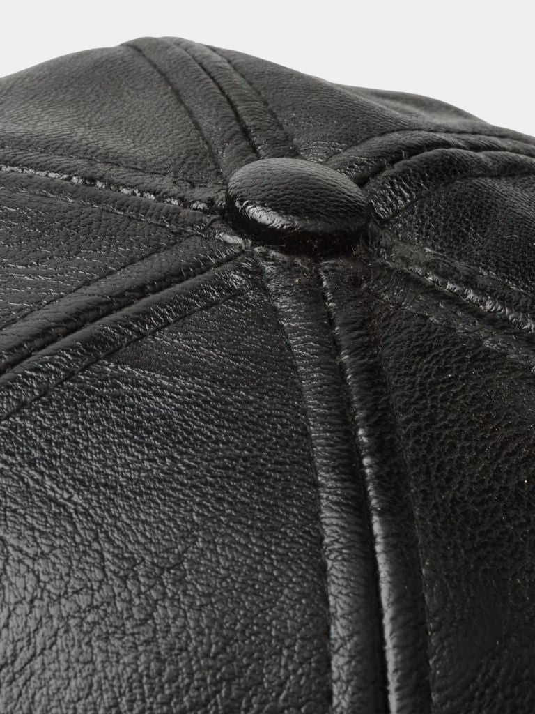 Rustic Crown Leather Cap