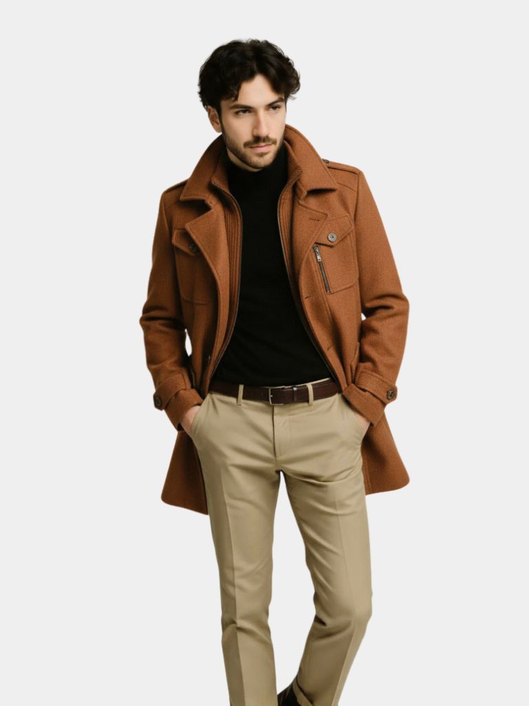 Abrigo de Invierno de Dos Piezas de Dinero Antiguo