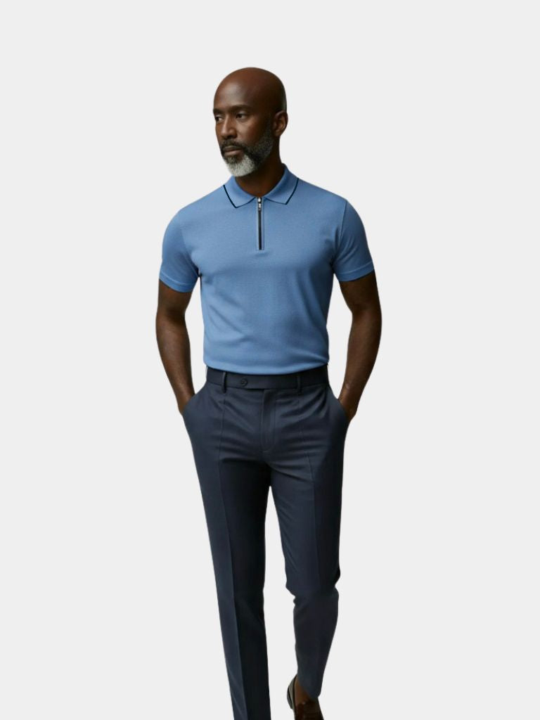 Regis Quarter Zip Polo