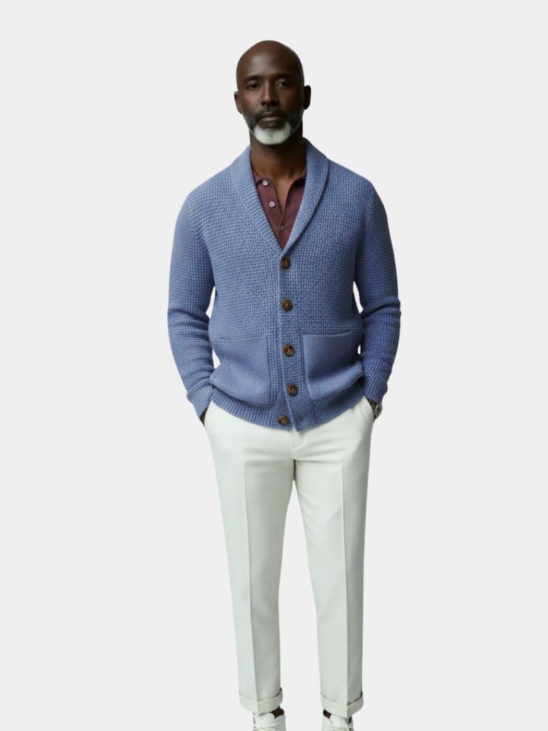 Cardigan d'hiver sophistiqué en laine