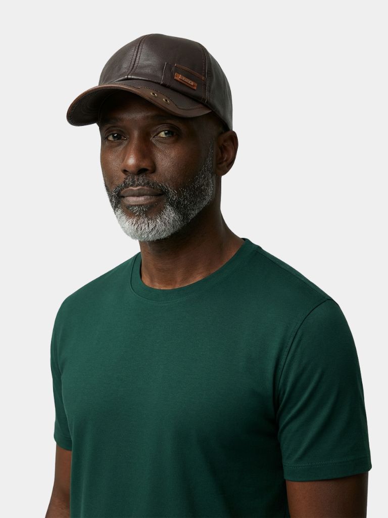 Gorra de Cuero Rústico