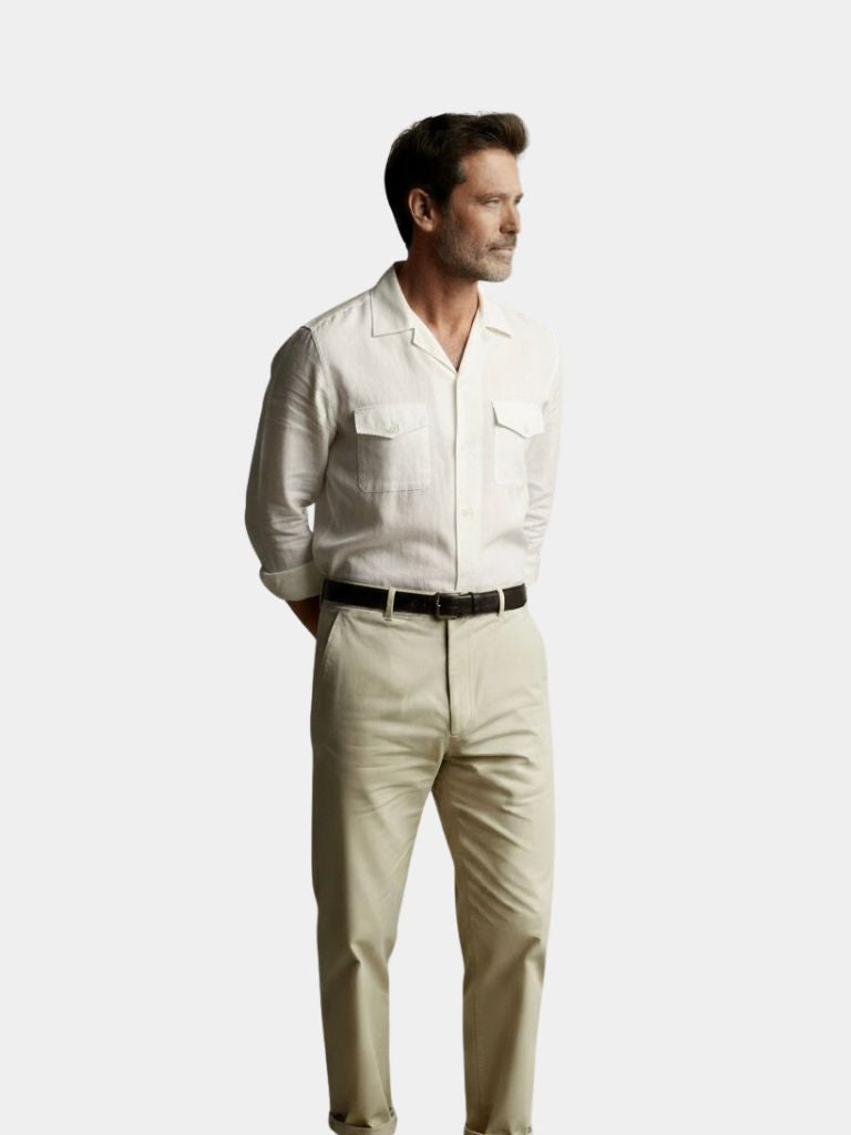 Camisa de Manga Larga de Dinero Antiguo