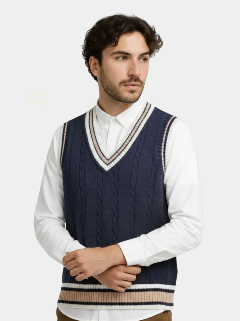 V Neck Elegant Knit Vest