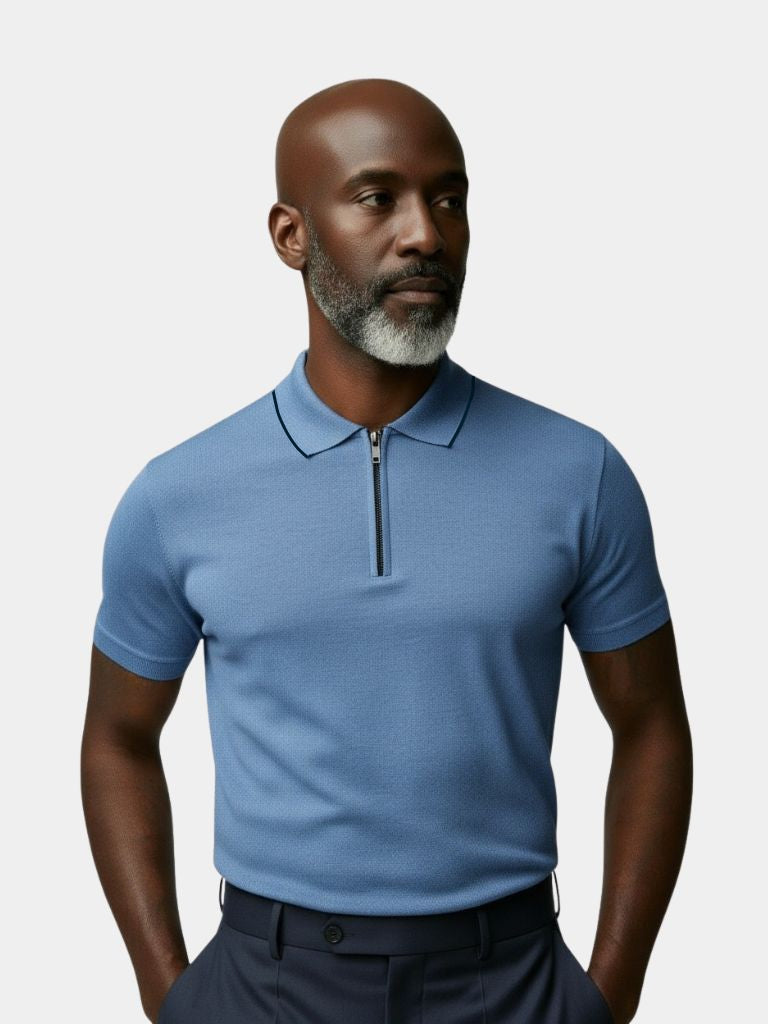 Regis Quarter Zip Polo