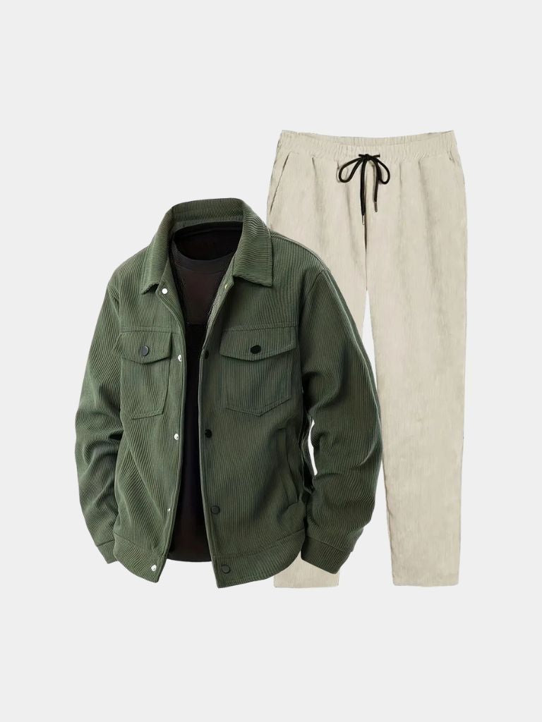 Ivory Corduroy Set