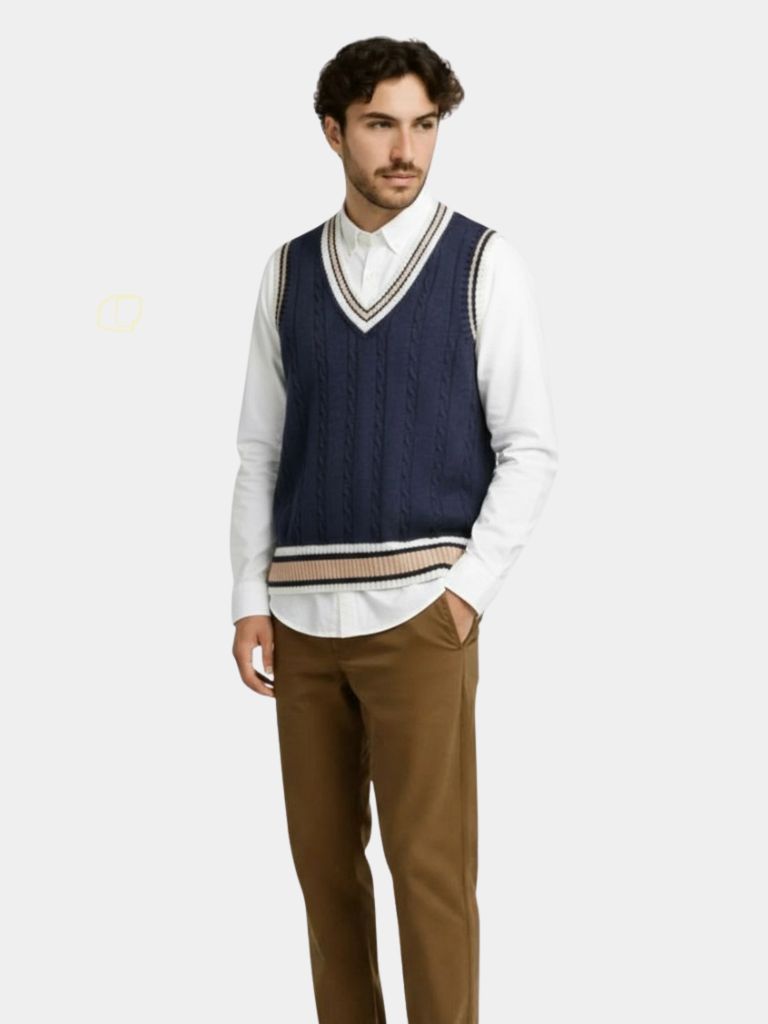 V Neck Elegant Knit Vest