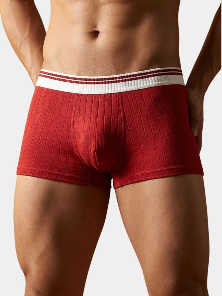 Essential Ribbed Cotton Boxer