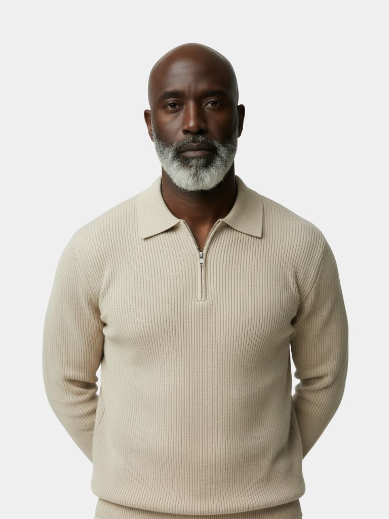 Pull essentiel à demi-zip