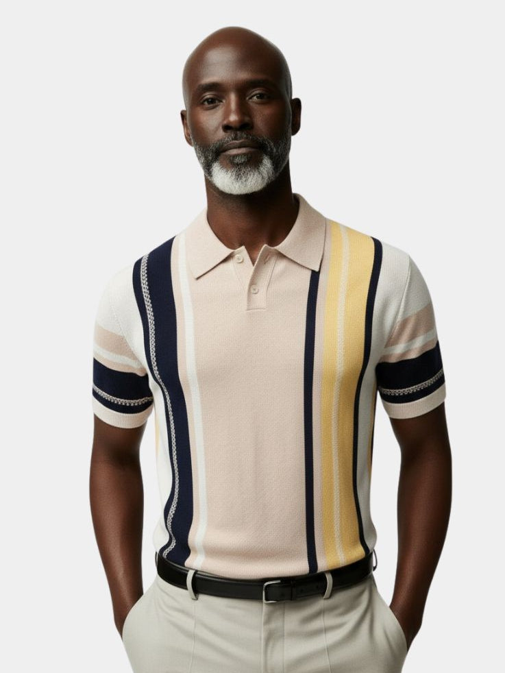Sundown Stripes Polo