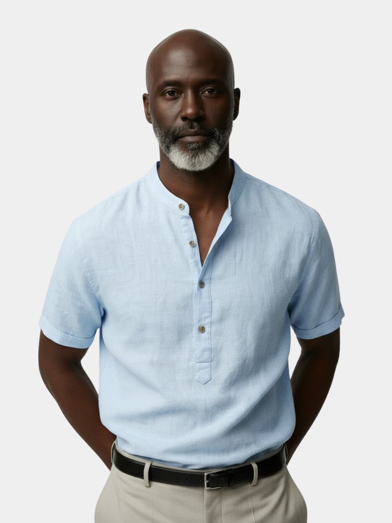 Essential Short Sleeve Linen Shirt