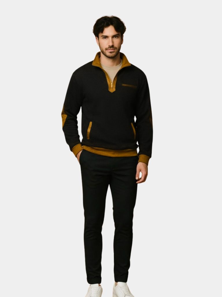 Explorer High Collar Quarter Zip Pullover
