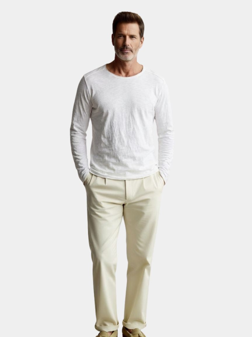 Essential Vintage Cotton Long Sleeve Tee