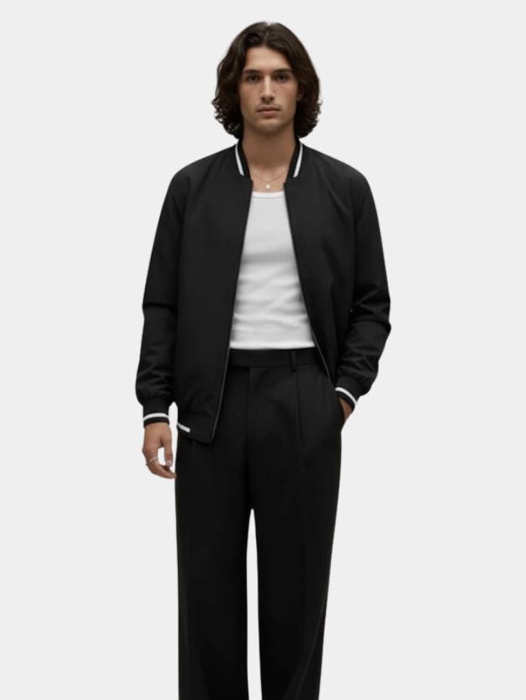 Veste bomber de baseball décontractée