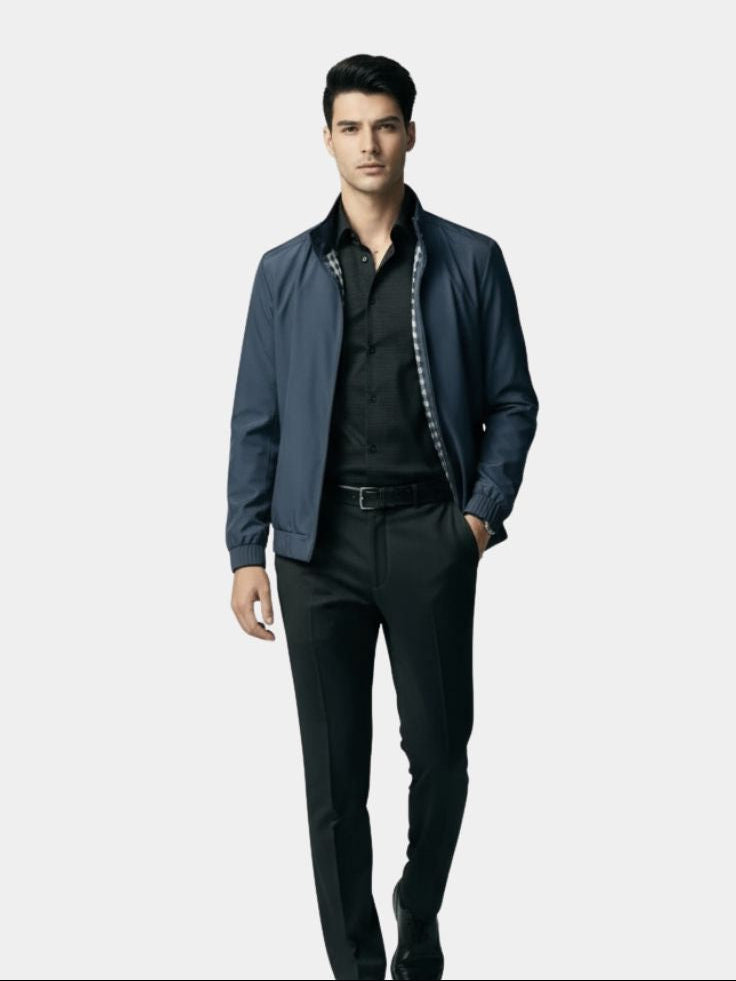 Veste bomber unie décontractée