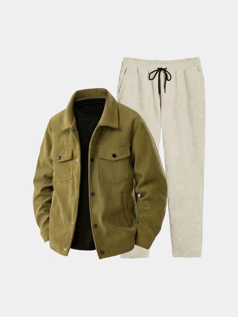 Ivory Corduroy Set