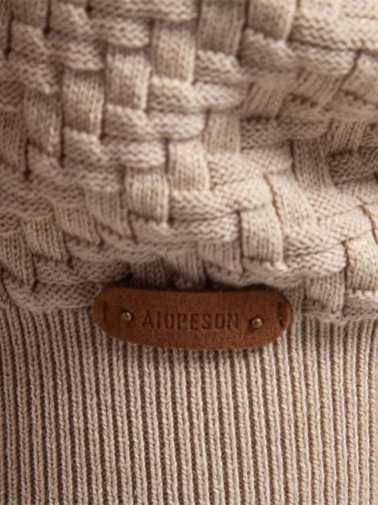 Gilet en maille à col V