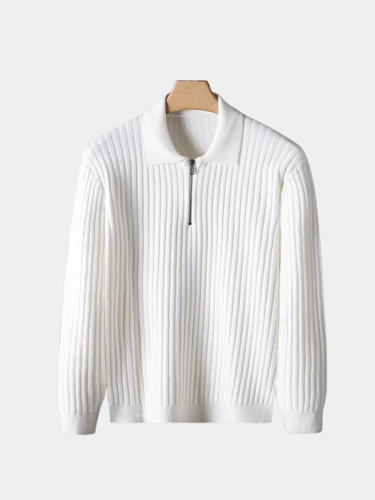 Alpine Riviera Knit Polo Pullover