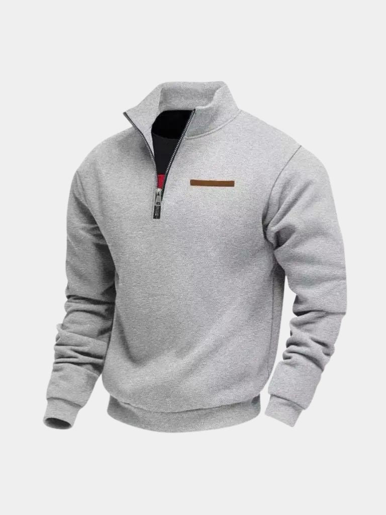 Slate Urban High Collar Pullover