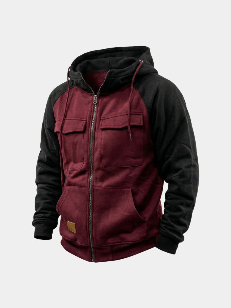 Sudadera con capucha Zip Cargo Trek