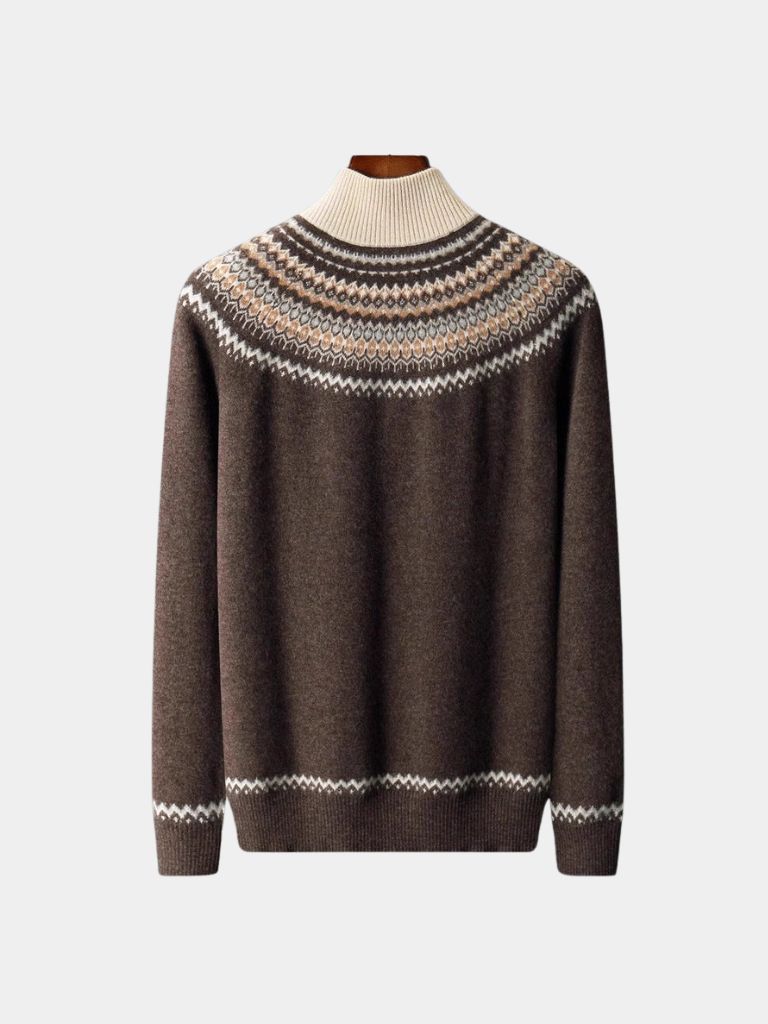Pull en maille nordique Valenbourg