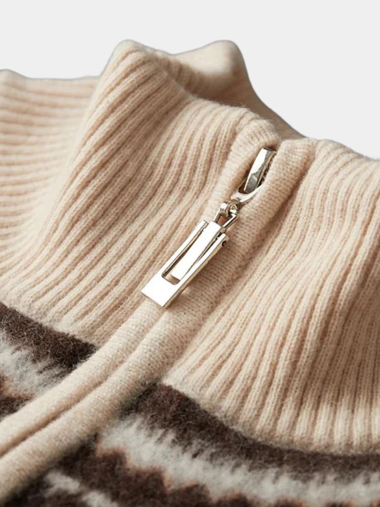 Pull en maille nordique Valenbourg