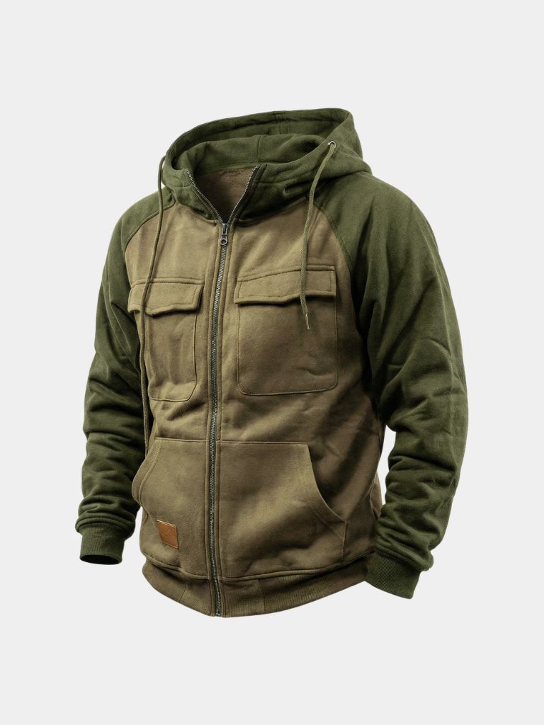 Sudadera con capucha Zip Cargo Trek