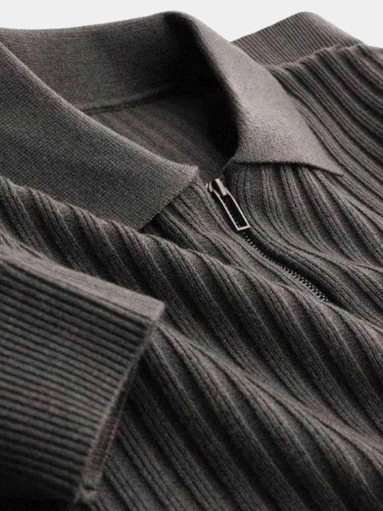 Alpine Riviera Knit Polo Pullover