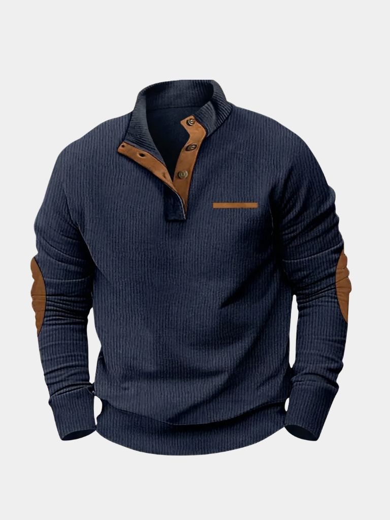 Pull-over Henley décontracté Monaco