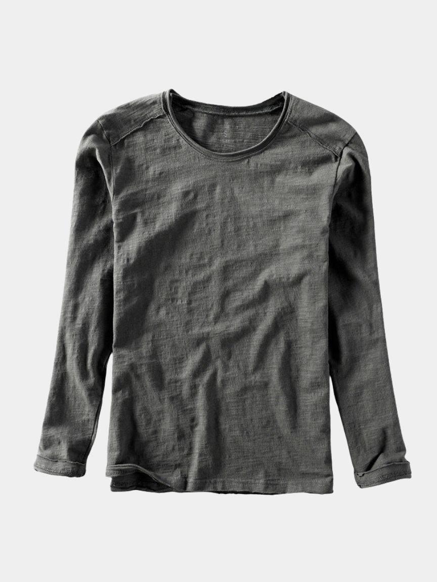 Essential Vintage Cotton Long Sleeve Tee