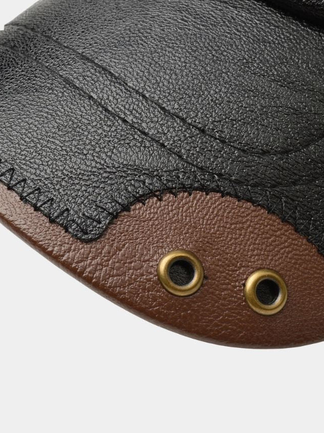 Rustic Crown Leather Cap