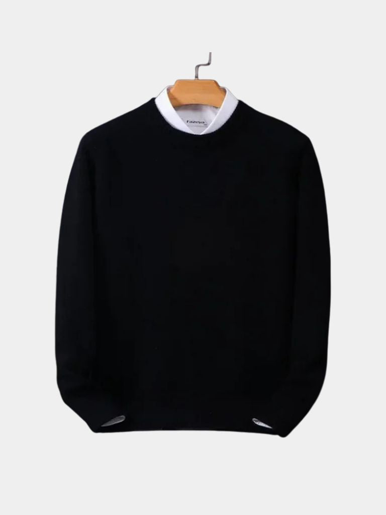 Pull-over en coton Linear Core