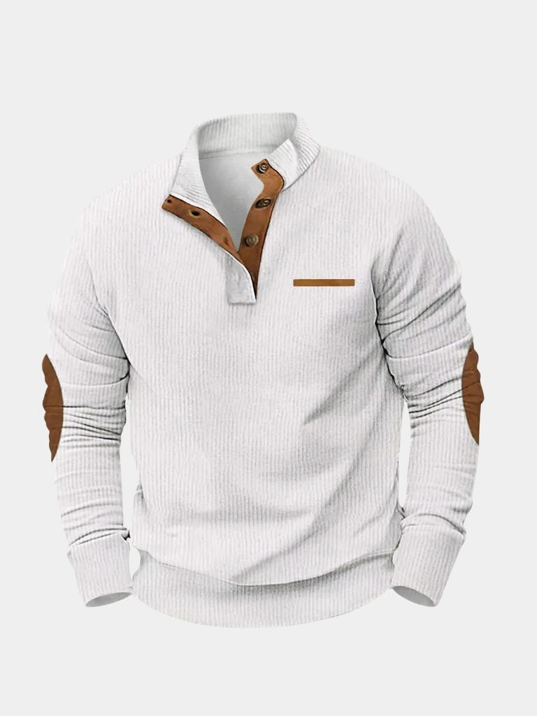 Pull-over Henley décontracté Monaco