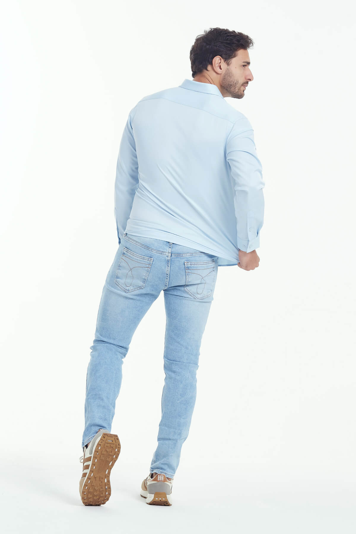 X-Stretch Men’s Dress Shirt – Wrinkle-Free & Ultimate Comfort