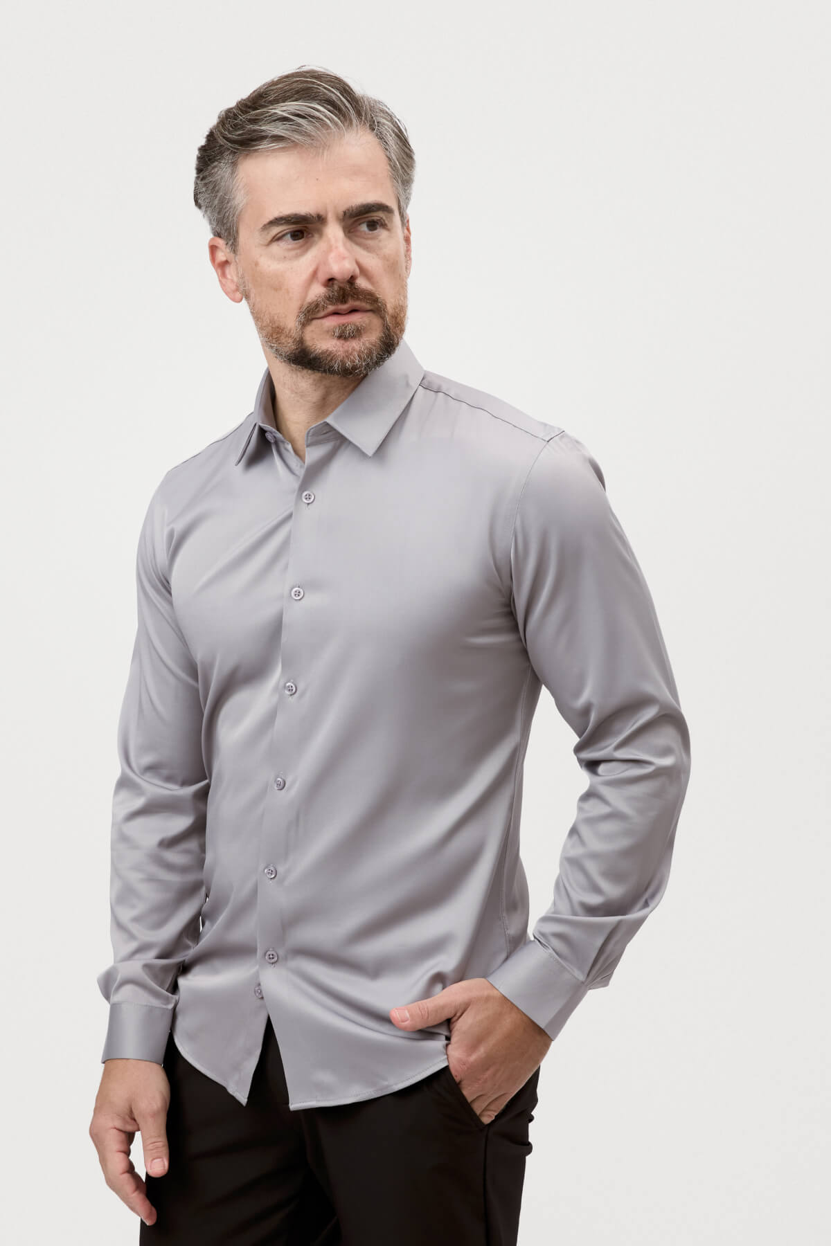 X-Stretch Men’s Dress Shirt – Wrinkle-Free & Ultimate Comfort