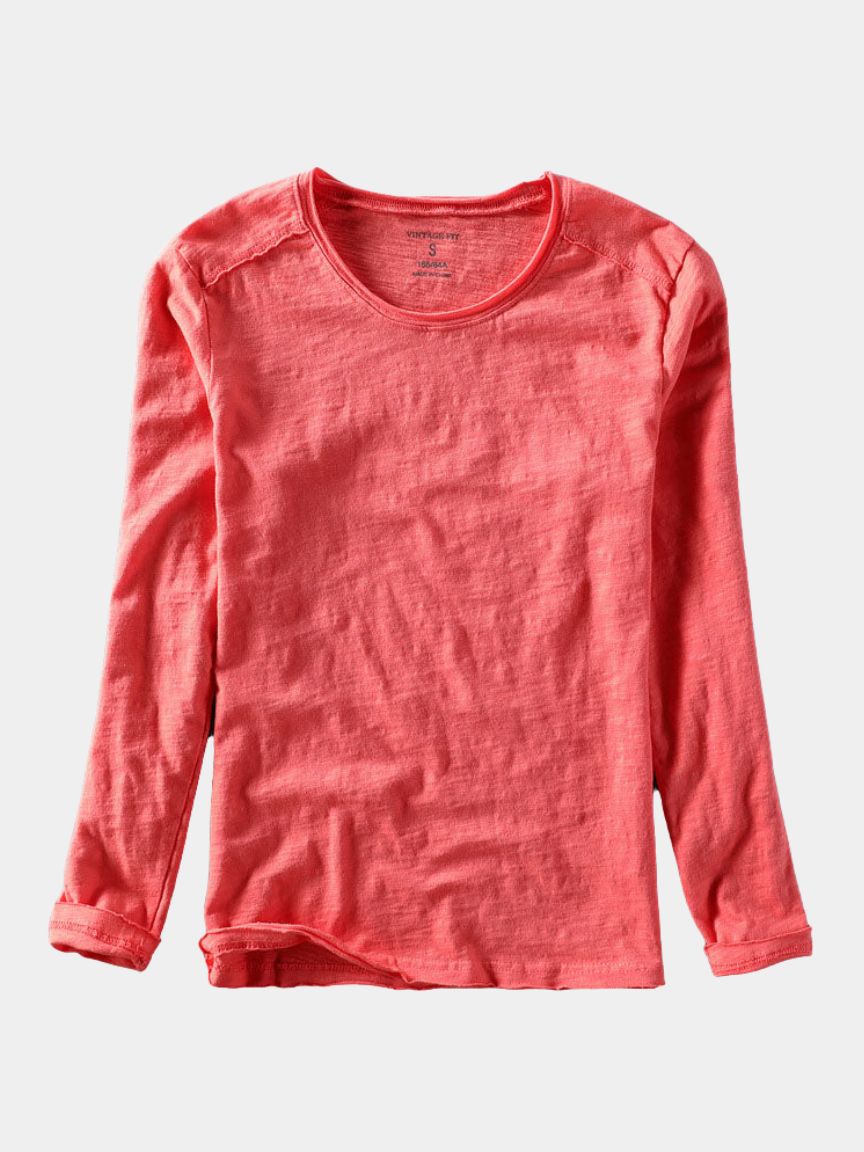 Essential Vintage Cotton Long Sleeve Tee