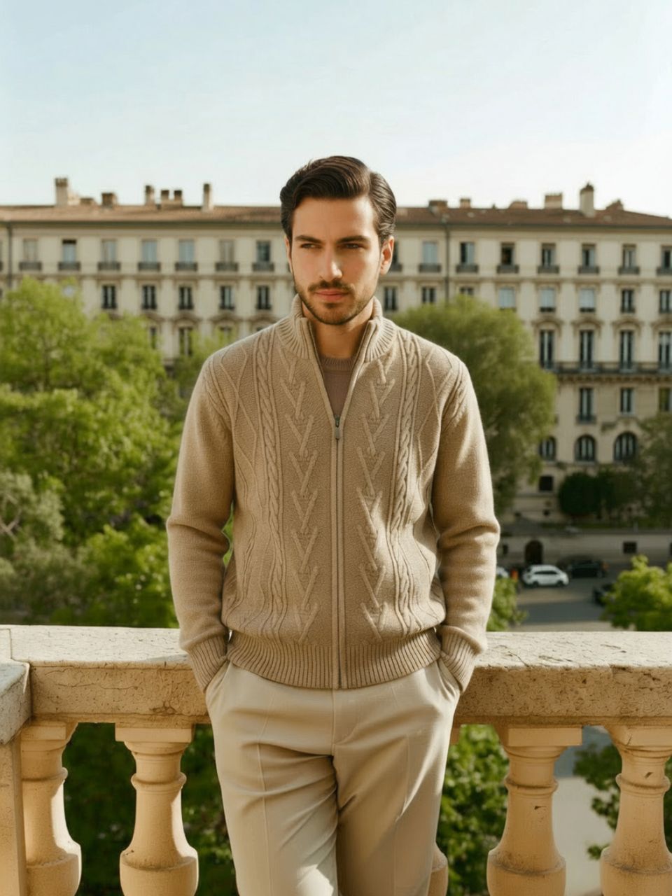 Pull en maille essentiel de la vieille fortune