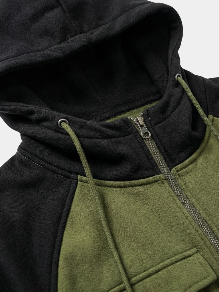 Sudadera con capucha Zip Cargo Trek