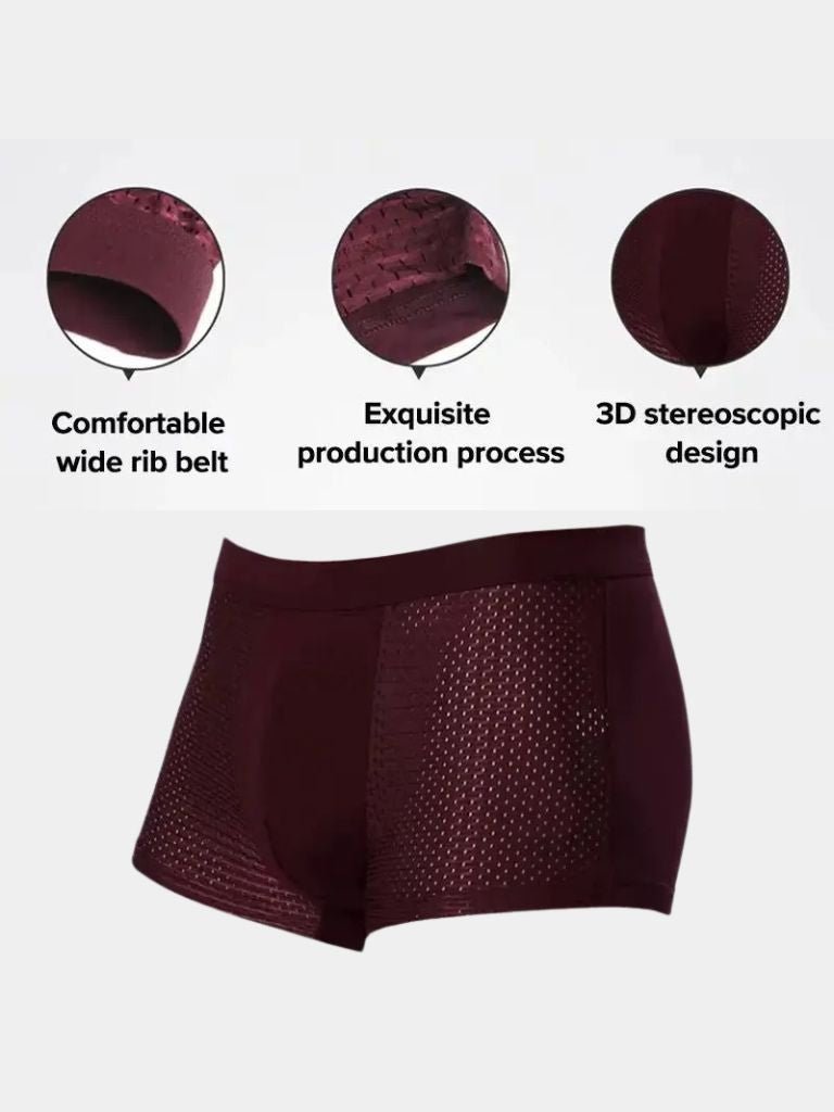 Bamboo Fiber Boxer Shorts - All-Day Comfort