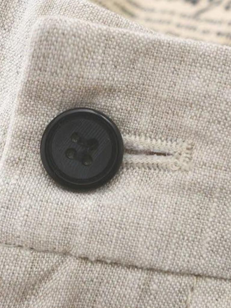 Bleu Horizon Linen Shorts