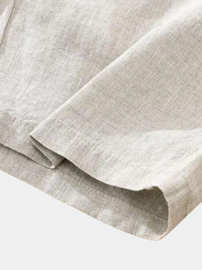 Bleu Horizon Linen Shorts