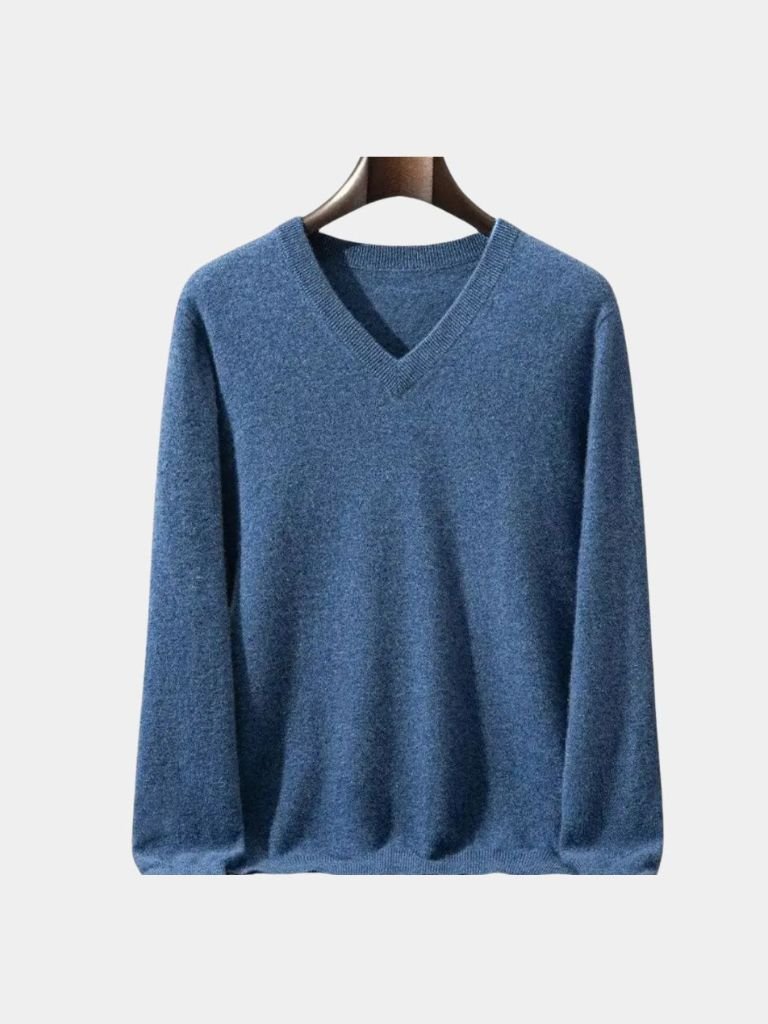 Cashmere V Neck Knitwear Sweater