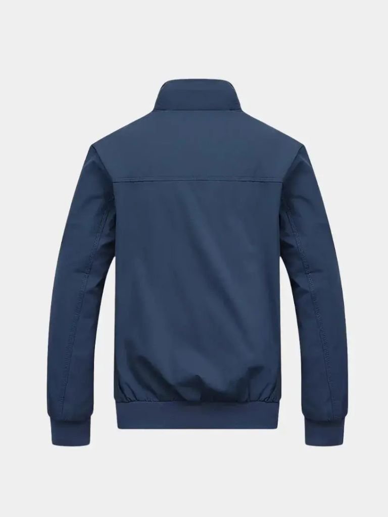 Casual Solid Bomber Jacket