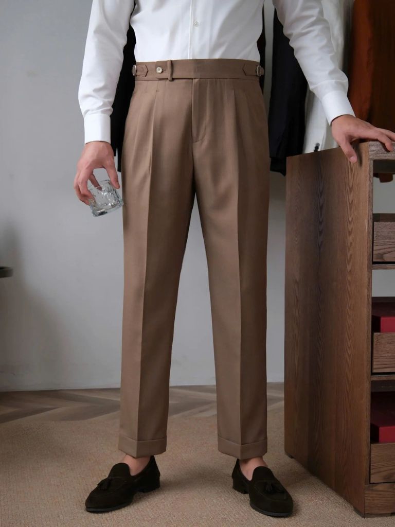 Classic Genova Sidetab Trousers