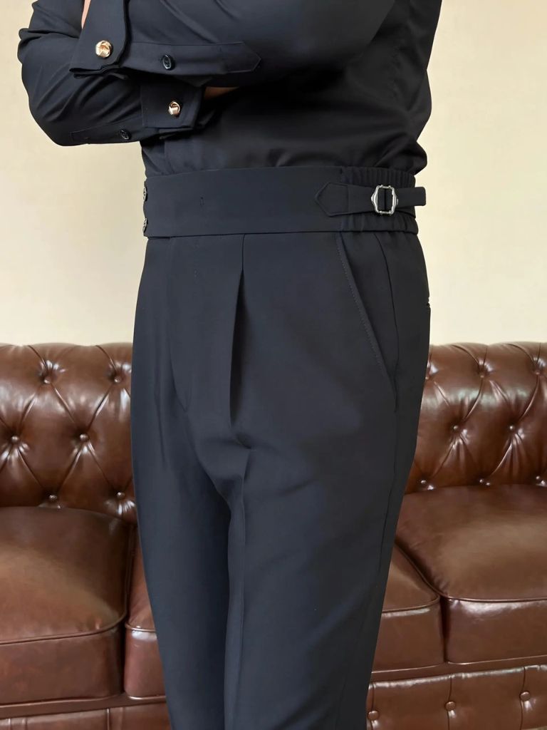 Classic Italy Sidetab Elastic Trousers