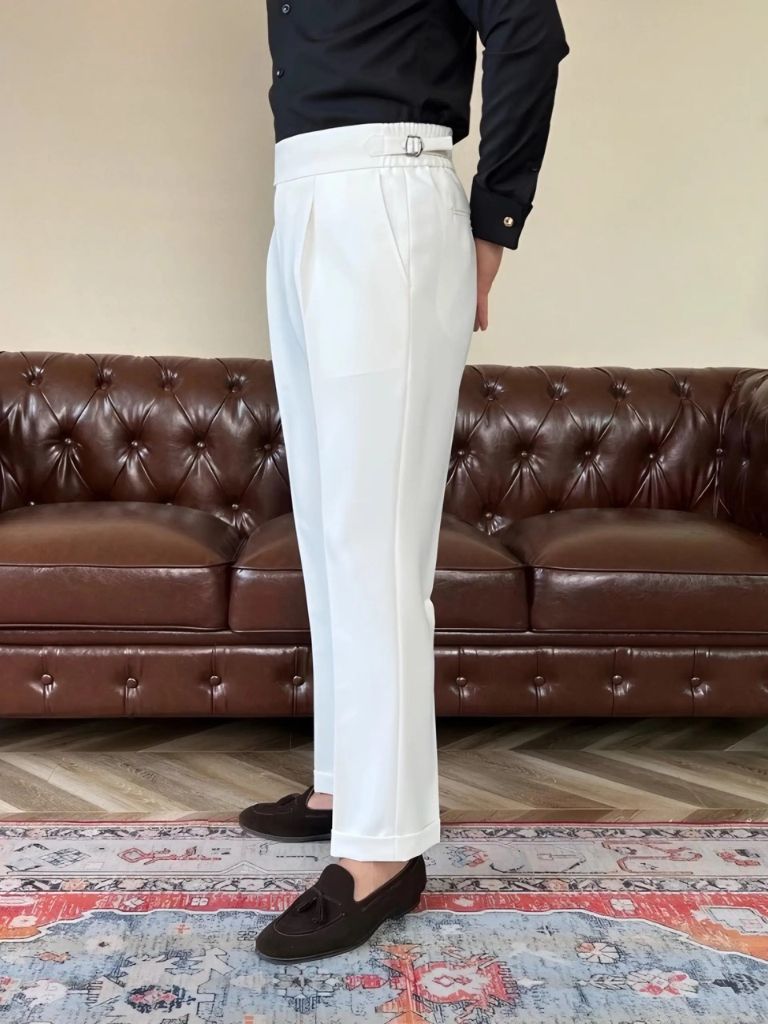 Classic Italy Sidetab Elastic Trousers