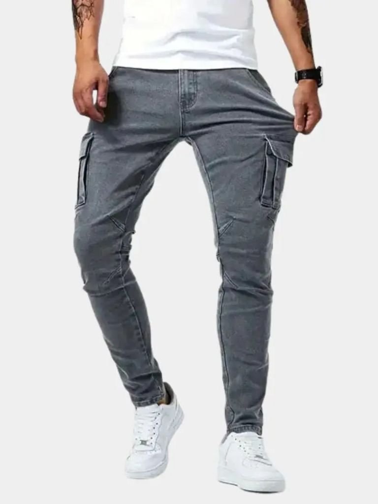 Jean en denim, pantalon cargo