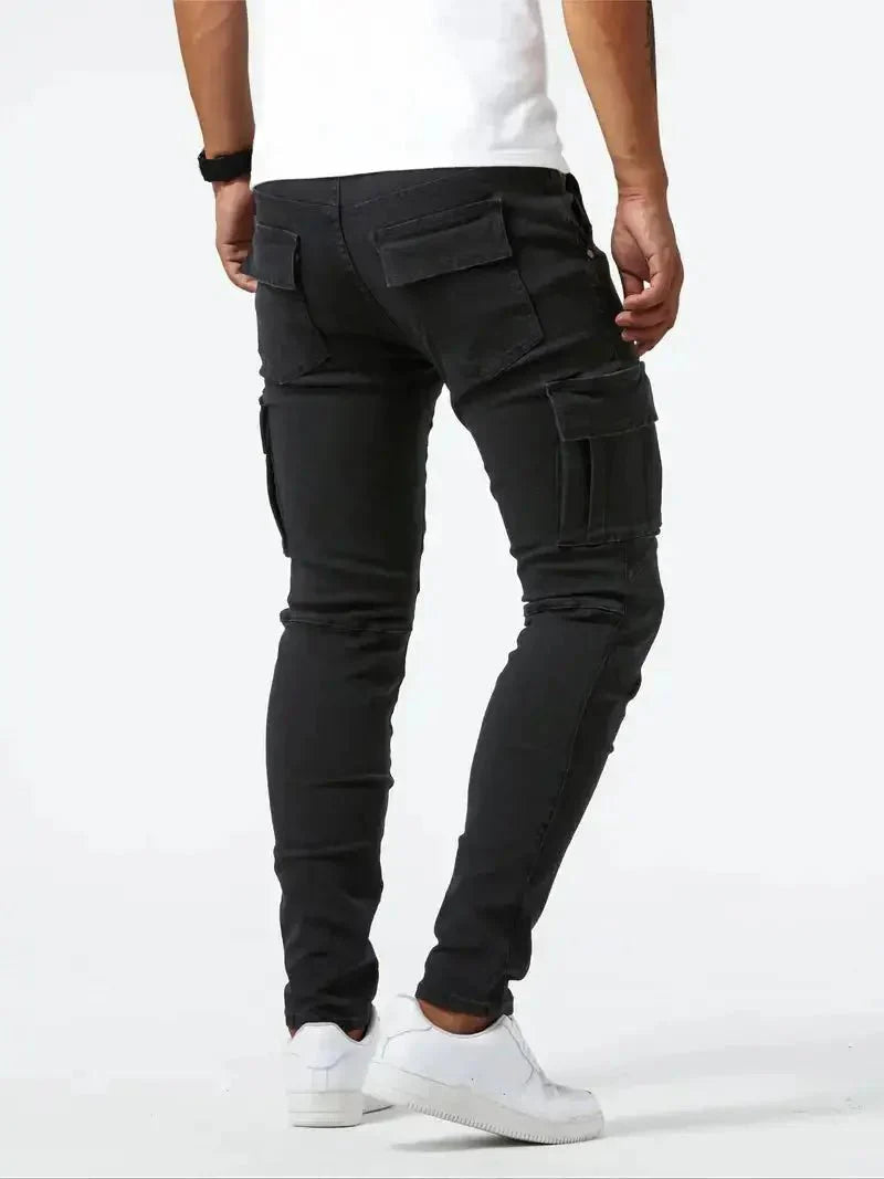 Jean en denim, pantalon cargo