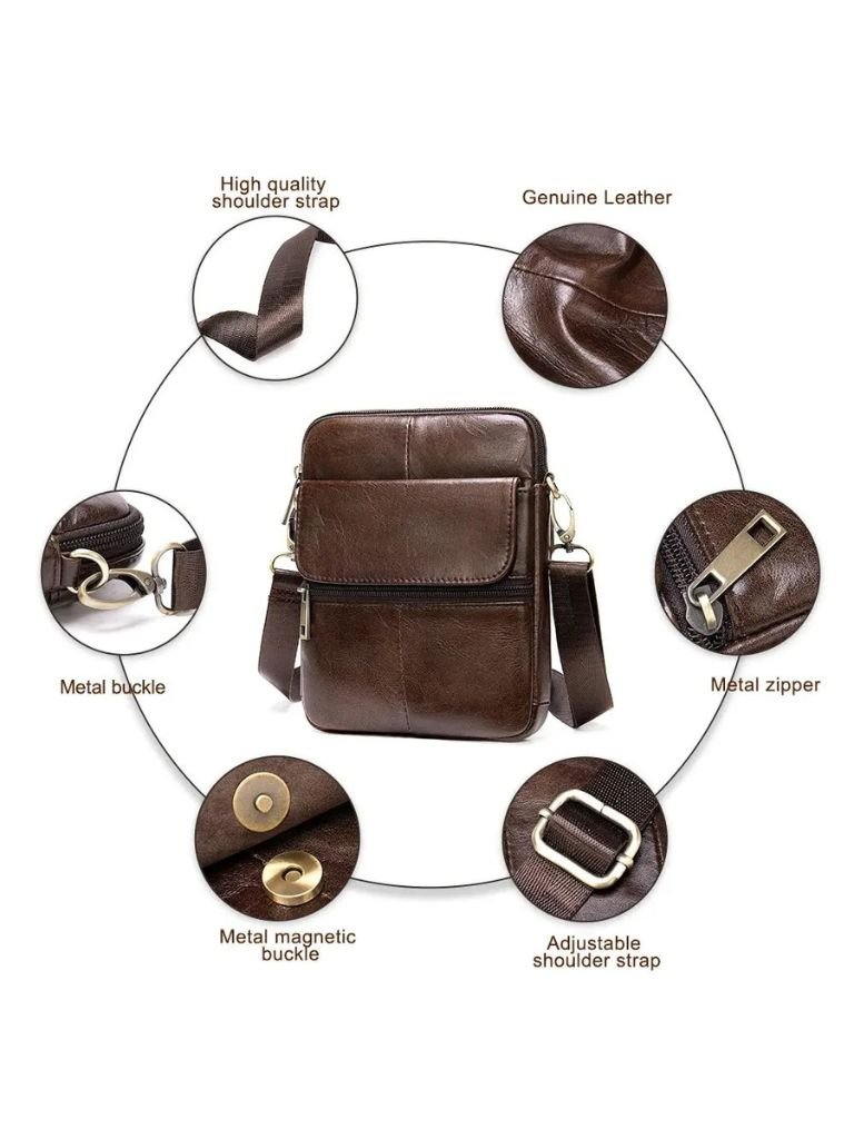Essential Leather Shoulder Bag