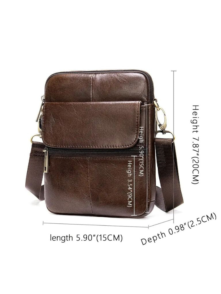 Essential Leather Shoulder Bag